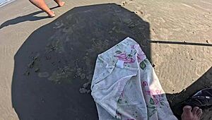 I get my wife ready in public, vendors recognize her, and we fuck on the beach.