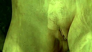 chained woman masturbates dirty ass!