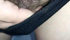 Pregnant pornstar in public toilet