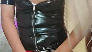 Rich Ladyboy Trans Masturbates, But Who's Watching?