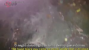 Trailer Gangbang: Negão Dotado Fucks Me Raw, Cums Inside Before Cuckold Husband