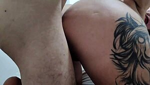 Boldly Fucked Friend's Husband While She Slept Beside Us, Dominating His Small Cock