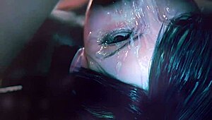 Brunette Med Killer-Titter Håndterer En Massiv Cum-Last Som En Champ