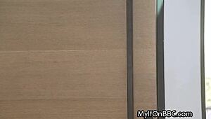 Milf in sexy black lingerie for BBC!