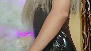 Rich Ladyboy Trans Masturbates, But Who's Watching?