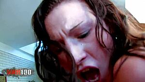 Fucking a French Screaming Whore in Sexy Satin Panties with Raw Power