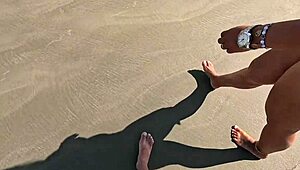 I get my wife ready in public, vendors recognize her, and we fuck on the beach.