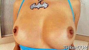 Teen european girl goes down on huge wet prick and gets cumshot