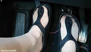 pumping in birkenstocks for a workout