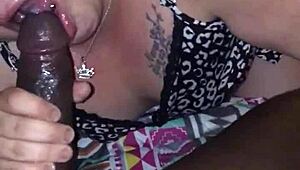 cecee gives insane superhead with sloppy cum swallow in bed