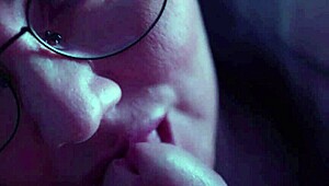 Wild Woman Sucks Cock of Her Rough Lover