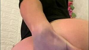 Mia in niqab, wanna see her deepthroat a dildo up close?