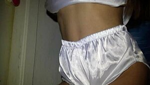 Watch this intense anal sex in the bathroom ending with a facial