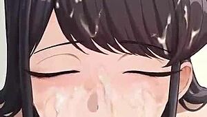 Komi can't communicate but sucks dick perfectly