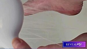 Milf indulges in FOOT FETISH fantasy with sexy soles and toe-sucking.