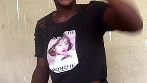 crazy bitch enjoys privacy during family weekend visit