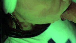 Hey, wanna see a lecherous babe pegging her guy for cum?
