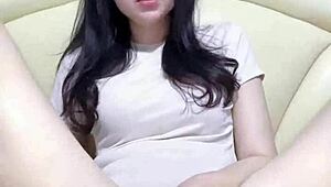 Japanese Solo Masturbation with Intense Squirting Action