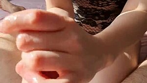 Hot Sunny Handjob Sparks Curiosity