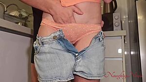 gradually corrupting my step mother-in-law until i fucked her in kitchen, damn! 😈