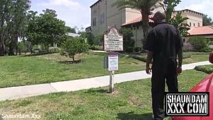 sally deangelo takes huge black cock with big tits