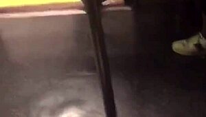 Big ass college girl groped on crowded train. Her amateur voyeur moment shocks everyone.