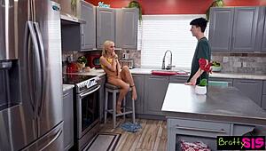 bratty stepsis chloe tells stepbro to stop staring