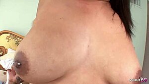 Brown Skin Curvy Girl with Big Natural Tits Seduces Old Young Black Monster Cock for Cheating Fuck