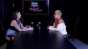 just joana FUCKING with podolatry on SHEER RED