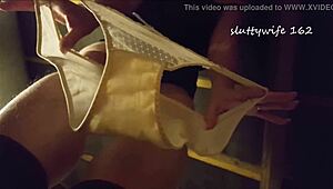 Hey, panties pervs, check out this mature wife in lingerie