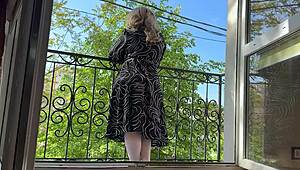 stepson hugged stepmom and fucked her ass hard 😈