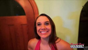 Maria sucks and rides cock!