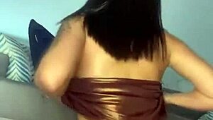 hotwife in lingerie touches herself for strangers