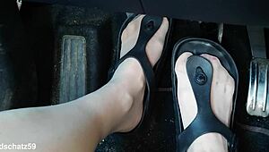 pumping in birkenstocks for a workout