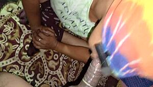 Girlfriend Takes It Deep with Hindi Audio in Group Fun