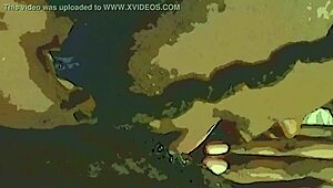 i love this ebony amateur's dildo and tounge tag team on wet pussy.