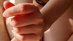 Hot Sunny Handjob Sparks Curiosity