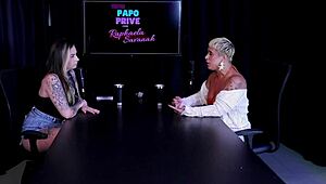 just joana FUCKING with podolatry on SHEER RED