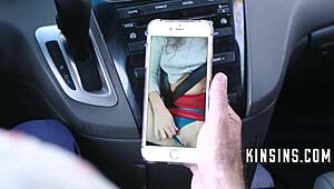 Petite Teen Feels Stepdaddy in Stomach