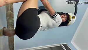 Boyfriend fucks my tight ass after I dance for him
