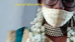 Indian Crossdresser Model Lara Dsouza Stuns in Saree Video