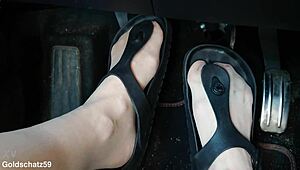 pumping in birkenstocks for a workout