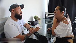 horny neighbor fulfills her creampie fantasy in spanish porn