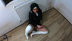 man, this slutty nun squirts after getting pounded, check out ep 250 preview