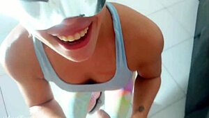 Training Body And Protein For My Stepdaddy Deep Throat Cum Swallow