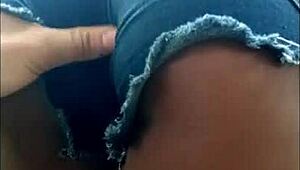 Hot little latina neighbor offers 200 and gets fucked behind the wall.