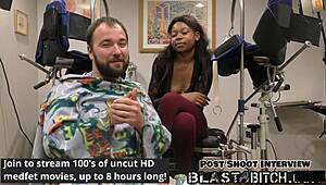 Minnie Rose Sucks That Big Black Cock! Her Pussy Gets Blasted With Hot Cum Backstage!