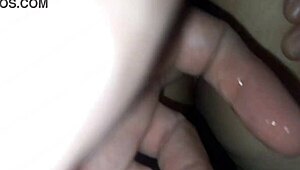 Amateur Anal Sex Carefully Penetrating Wife's Virgin Ass