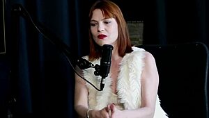 Reh královno, není to divoké vyhnout se vibrátorům a potěšit voyeura v průhledné červené?