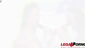 Big Butt Sluts Chrissy Curves & Bella Diamond Ass Fucked Hard In Piss Drinking Scene Sz706.